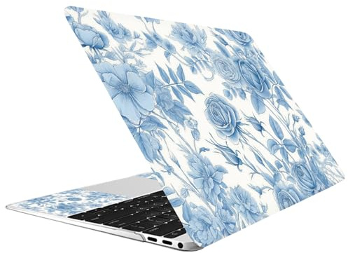 CREATCABIN Adesivo per Notebook 38×27cm Adesivo per Laptop con Fiore Universale Riutilizzabile per Laptop Netbook PC Notebook Custodia Protettiva Personalizzata Impermeabile e AntiGraffio