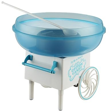 YWPYMX Máquina de algodón de azúcar, máquina de algodón de azúcar de sobremesa portátil, 3 Opciones de Color, 1,25 kg, Ideal para Fiestas en casa y Celebraciones Blue