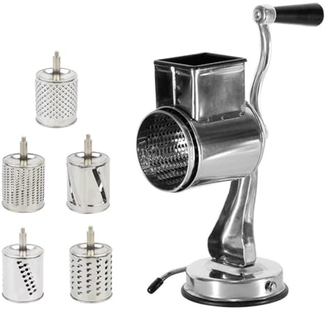 Grattugia Per Patate - Tritatutto Manuale Per Alimenti, Tagliaverdure In Acciaio Inossidabile, Utensile Da Cucina Con Impugnatura Ergonomica, Gadget Per Affettare Compatto Portatile | Attrezzature Per