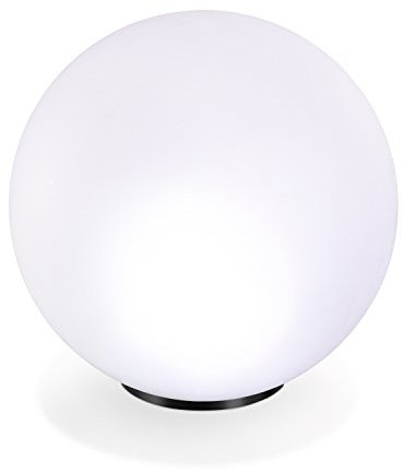 Esotec Solarkugel für den Garten, 50cm, 7 Farben, Multicolor, LED Gartenkugel, Akku, Lichtkugel, Gartenkugel, draußen, Solarleuchte, Kugelleuchte, 6500K, Winterfest, Outdoor, 102612