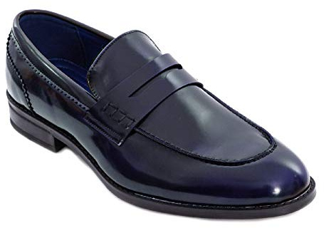 Toocool - Mocassini Uomo Oxford Polacchine Scarpe Uomo Eleganti College Y79 [44,Blu]