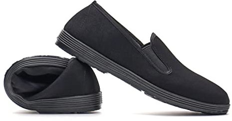 Kung Fu/Kampfsport/Tai Chi Schuhe Gummisohle Unisex Canvas Schwarz EU 39