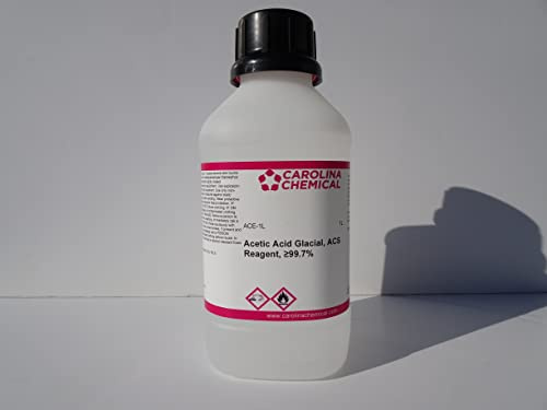 Carolina Chemical Glacial Acetic Acid, ACS Reagent, ≥99.7% 1 Liter