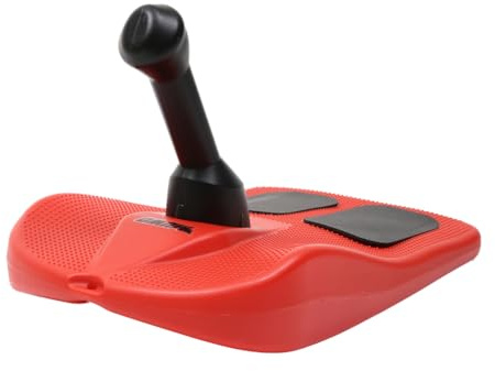 MUWO Snowslider för barn, snöbob, kälke, snöbob, plastrodel, vintersport, snösport (röd)