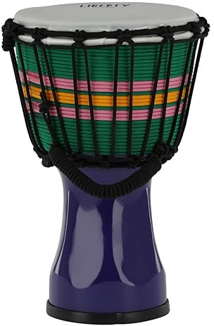 GEWA Liberty Djembé Rope Tuned - Durchmesser: 7 (17,8 cm) - Höhe: 12,5 (31,5 cm) - Anzahl Rope Runners: 14 - Farbe: Purple