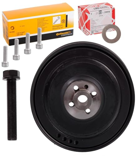 BandelOne enthält Riemenscheibe Kurbelwelle + Schrauben + Diamantscheibe für T4 2.5 Tdi 2.4 D
