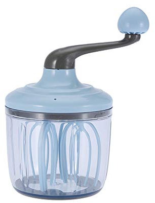 Fouet à Oeufs Multifonction Melangeur D'oeufs Batteur à Lait Mixeur avec Poignée Ergonomique Amovible pour Cuisine Restaurant Boulangerie