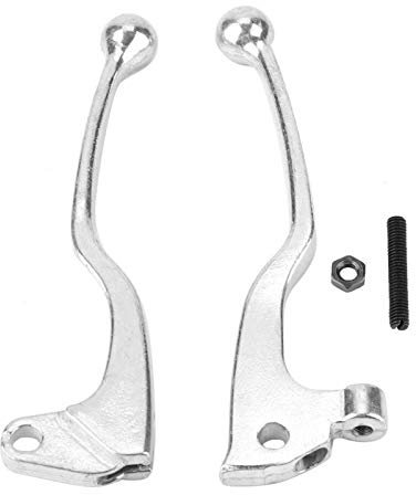 Hlyjoon 1 Paire Levier De Frein Universel Plein En Alliage D'aluminium Poignée De Frein Montagne Vélo De Route Levier De Frein Moto Embrayage Levier De Frein Poignée pour YZ80/YZ125/TW200
