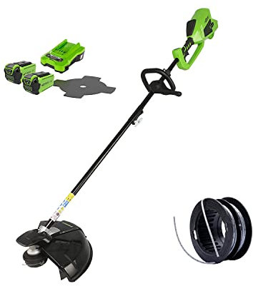 Greenworks 40V Decespugliatore a Batteri + 4.8m filo da taglio