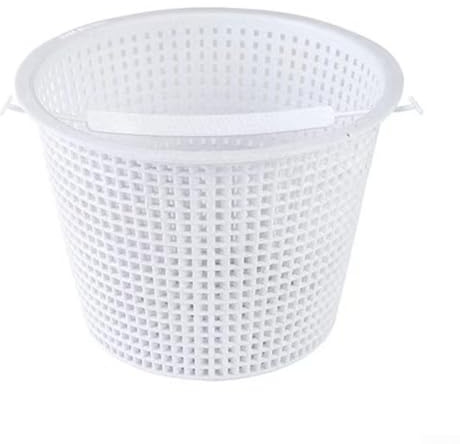 Panier de Skimmer Piscine, Panier de pompe de remplacement pour Swimquip, et pour Pentair SP1070 et SP1082, 15 litres Panier Skimmer, Préfiltre de Piscine, Diam 18/20 cm(L/blanc)