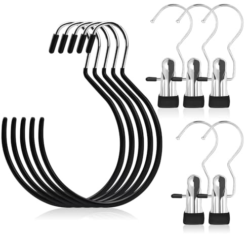 LDBKLGHJ Organizador Cinturones Soporte para Percha – Estante de Almacenamiento de Bufandas Bolsos, Cinturones y Corbatas
