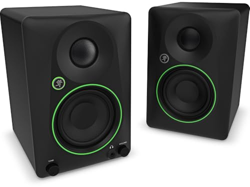 Mackie CR3.5BT 3.5 Powered Studio Monitors with Tone Control and Bluetooth