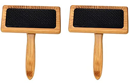 Qusedwey Spazzole per Cardatura Pennello per Nappe Pulitore per Infeltrimento Ad Ago Pettine con Manico Cardatrici Professionali per Infeltrimento Ad Ago per Filatura