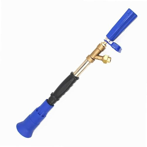 MonoSora Spruzzatore da giardino ad alta pressione per alberi da frutto, 50 cm, in rame + plastica, spruzzatore agricolo per esterni, prato e cortile, blu + nero