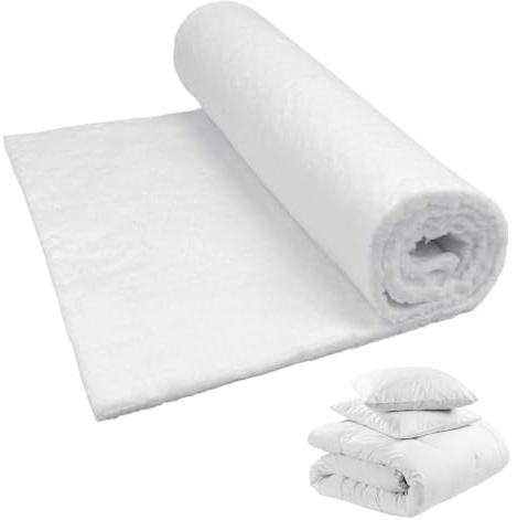 CEWROM Guata acolchada de vellón de 200 g/m², por metros, 30 mm de grosor, 100% poliéster, lavable, se puede planchar, patchwork, relleno de algodón, sin capa adhesiva (3 x 1,5 m)