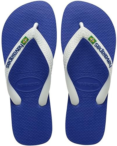Havaianas - Top Brasil Logo, Tongs Confortables, Durables et Légères, avec Semelle Antidérapante, Drapeau Brésilien, Adultes Unisexe
