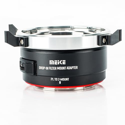 Meike PLTZ-C VND Manual Focus Lens Adapter with Drop-in Variable ND and Clear UV Filters Converter for ARRI PL Series Cine Lenses to for Z Mirrorless Cameras ZR Z5 Z6 Z7 Z30 Z50 Zfc