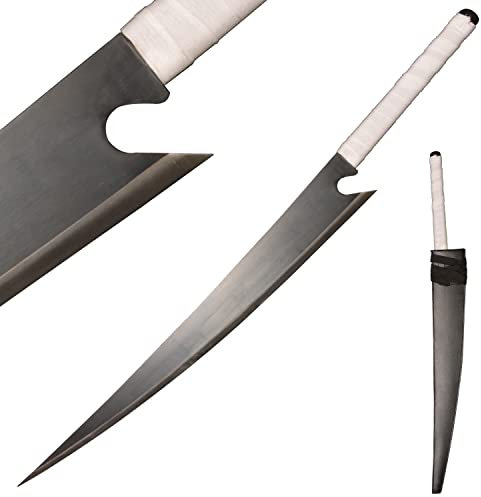 LQZJG Anime Schwert Cosplay Nimaiya Oetsu-Zanpakutou Schwert, Stahl mit Lederscheide 103 cm