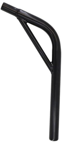 SENQI Bike Seat Post with Support, Steel Lay Back BMX Bicycle Seat Post w/Support, Multiple Sizes(Black, 27.2 * 350mm)