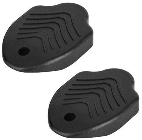 Wjelet Schuhplatten Abdeckung SPD Compatible Stahl 2 Loch Bike Cleats Fahrrad Schuhplattenset Cleats Schützende Fahrradschuhplatte für SPD Schuhplatten, Strapazierfähiges Material, 1 Paar