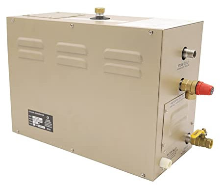 Vaporizador de Sauna, 1 5kw Sistema de ducha de ducha de vapor autodenador comercial Automatario de ducha Generador de vapor con función de drenaje automático