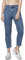 ONLY Damen 15171549 Straight Jeans, Dark Blue Denim, 28W/34L