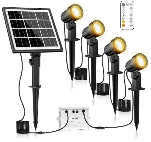 MEIKEE Outdoor Solar Spotlight 4 in 1