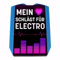 Mein Herz schlägt für Electro Parkscheibe mit 2 Einkaufswagenchips witzige Parkuhr mit deiner Musikrichtung für das Auto als Geschenk zum Führerschein