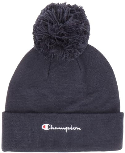 Champion Unisex Kinder Junior Caps-802423 Beanie-Mütze, Marineblau, Einheitsgröße