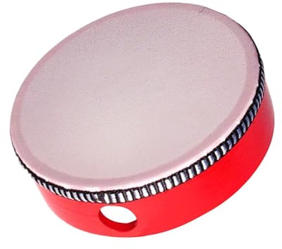 rongweiwang Tambourin, Petit Instrument de Percussion conçu pour l'éveil Musical des Tout-Petits, permettant pour aux Enfants d'apprendre en Toute . , 10 Pouces