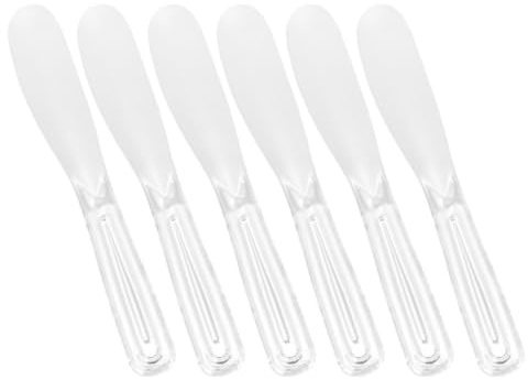 6 Cucharas para Crema Facial Abs, Espátulas de Maquillaje