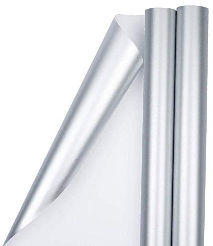 Stewo Geschenkpapier Silber 1 Rolle 70 x 200 cm