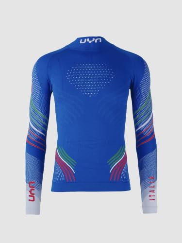 UYN Maglia Termica Natyon 2.0 Italia - Intimo Racing con Tecnologia Hypermotion, Termica e Traspirante per Sci e Competizioni