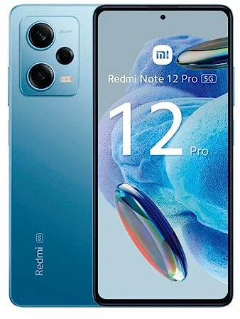Xiaomi Redmi Note 12 Pro 5G 256GB Handy, hellblau, Sky Blue, Android 12, Dual