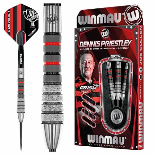 WINMAU Dennis Priestley Diamond 30-årsjubileum 90 % – Steeldarts 22 gram