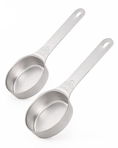Niteangel Cuchara de comida para hámster, cuchara medidora de acero inoxidable para hámsters sirios enanos, jerbos, ratones, degus u otras mascotas pequeñas de tamaño similar
