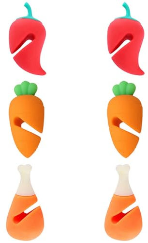 Guihydur Set di Supporto Anti-Trabocco per Coperchi in Silicone Resistente al, Sollevatore Tappo Anti-Trabocco per Pentole Kit Supporto per Coperchi. Utensile da Cucina, Gadget