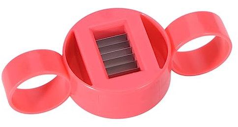 Mikinona Coupe-Haricots Enfile-Haricots Trancheuse De Haricots Rouge