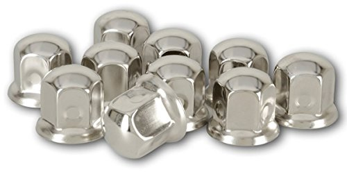 20 copridadi universali per camion, da 32 mm, in acciaio inossidabile.