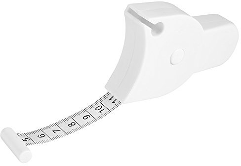 Hilitand Mesureur de corps Précis Ruban à mesurer 150cm / 60in Blanc