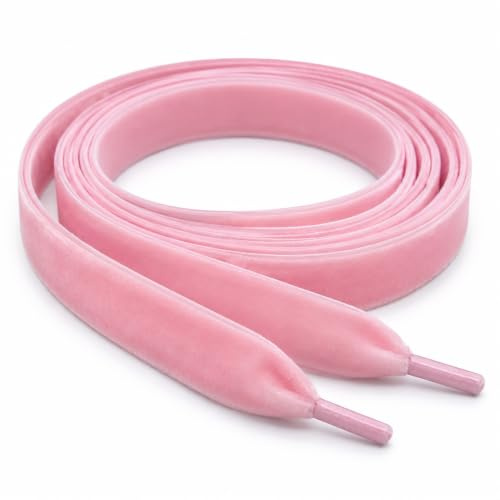 Velvet Flat Ribbon Shoe laces, My Ribbon Laces™ for adults or kids Trainers sneakers athletic sports shoes boots Shoelaces shoelace's