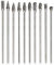 Mesee 10 Stück Rotary Burr Set, Wolframstahl Frässtifte, Raspel Set Hartmetall Frässtift Rotary Burr, Holzbearbeitung Schleifkopf Drehwerkzeug Wolframstahl Grinder für Schnitzen, Gravur, Bohren-100mm