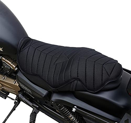 Fulenyi Moto, Confort Alivio Presión Cojin Malla Moto, Asientos Moto Motocicleta Asiento Cojin Aire Asiento para Moto Aire Cojín Asiento