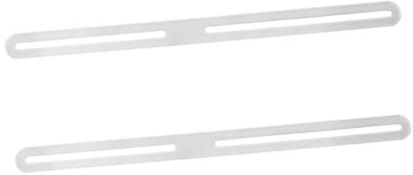 OFFSCH 2 Piezas Valla de soporte de código de esquina soporte para valla Soporte para buzón adaptador de sello buzón de tablero fijo placa de reparación deslizante soportes de pared