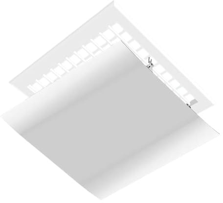 Deflettore Condizionatore - Deflettore Aria Condizionata Quadrato Regolabile | Diffusore A Soffitto E Finestra | Controllo Della Direzione 'aria E Del Seminterrato | Gestione Centrale Del Flusso