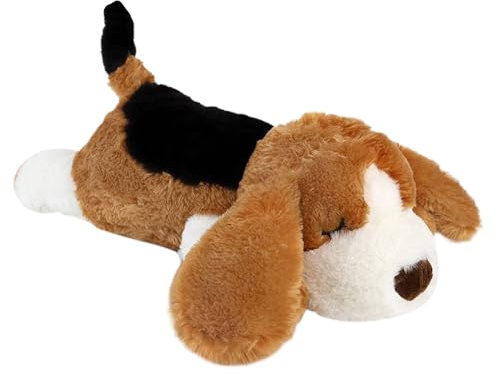 Setauoo Heartbeat Puppy pour chiens | Jouets en peluche pour chien | Aide apaisante douce pour la relaxation des animaux de compagnie, stimulation, enrichissement, dentition, cage à mâcher