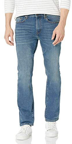 Amazon Essentials Men's Jeans, Slim Fit Stretch, Bootcut - Discontinued Colours