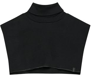 DILLING Cache-cou en laine mérinos bio pour homme - Noir S