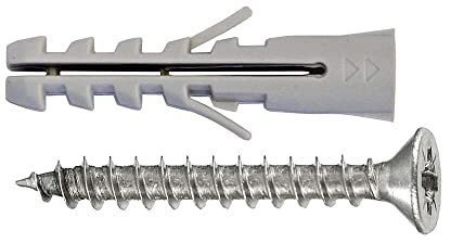 Tasselli universali nylon + viti T.P.S. - Ø 10 x 50-5 pz.