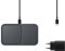 Samsung Chargeur sans fil Duo avec adaptateur de charge rapide EP-P5400T, noir